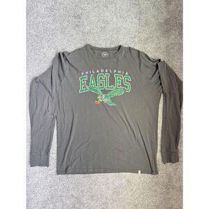 47 Brand Philadelphia Eagles Long Sleeve Shirt Men's-Size L
